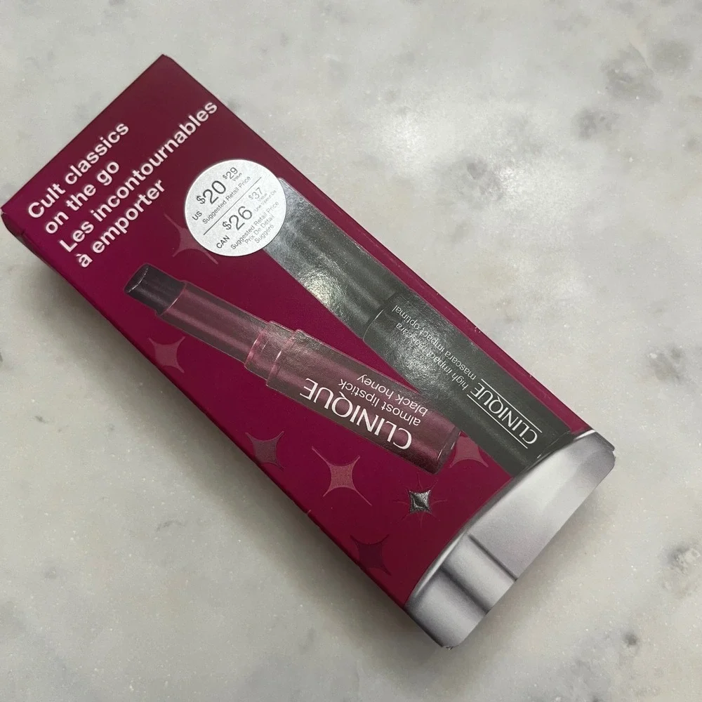 Clinique Black Honey Set‎ Cult Classics On The Go High Impact Mascara Makeup New